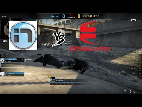 iNATION vs EYEBALLERS  Map 1 overpass full match highlights 2023 Paris
