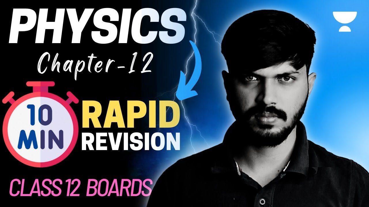 Atom in 10 mins 😱🔥 Ch 12 Physics Class 12 Boards 2024 | Score 95+ Physics | Zaki Bhaiyya