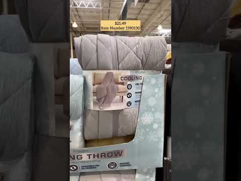 Costco has Cooling Throws and I picked one up and now the husband wants one 😆