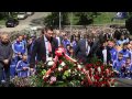 Виталий Кличко почтил память Валерия Лобановского 