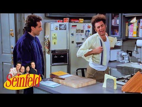 Kramer Wears Freshly Pressed Shirts from Jerry's Oven | Seinfeld