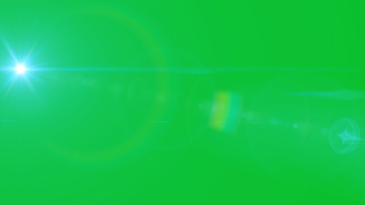 LENS FLARE 5  video GREEN SCREEN EFFECT{FIM STOCK FX}