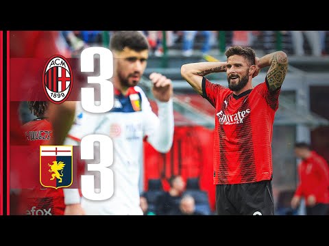 Giroud scores in six-goal thriller | AC Milan 3-3 Genoa | Highlights Serie A