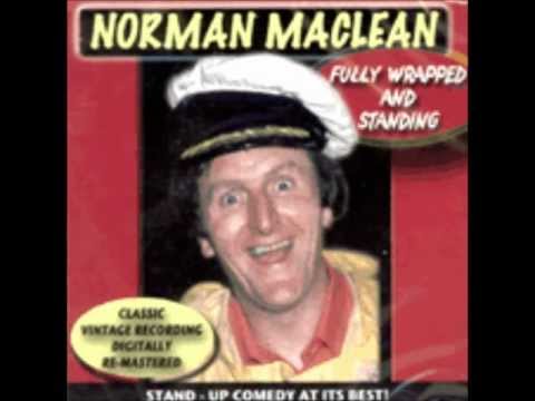 Norman MacLean Fully Wrapped and Standing