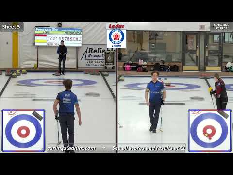 Um/Nam vs. Brown/Hodgson - Draw 2 - Curling Stadium Alberta Curling Series Doubles