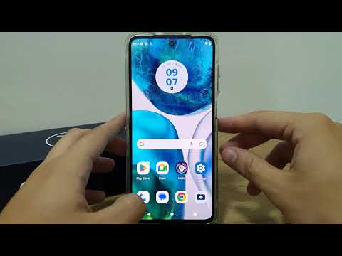 How to enable and disable rotation on the Moto G50 home screen