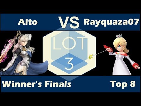 LOT 3 Alto (Corrin) vs Rayquaza07 (Rosalina, Bowser) Winner's Finals - BNE