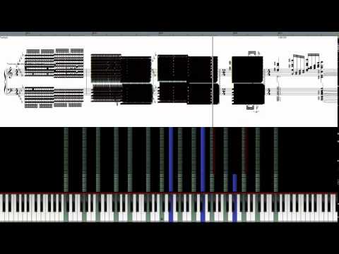 [Black MIDI]Black Score - Touhou Medley - 120 Songs - 690,000 Notes - The Judge But