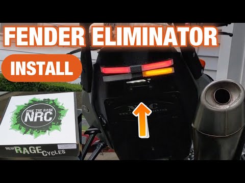 Fender eliminator kit install- Duke 790 NRC tail tidy