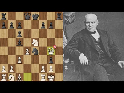 Carl Mayet vs Adolf Anderssen || Great tactical game