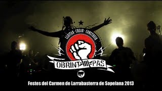 Obrint Pas Festes del Carmen de Larrabasterra de Sopelana 2013  Diumenge 14 de Juliol