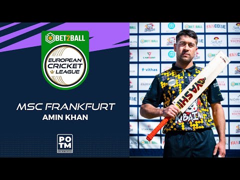 POTM: A.Khan - MSF vs MSK | Highlights | Bet2Ball European Cricket League Day 3, Group D | ECL22