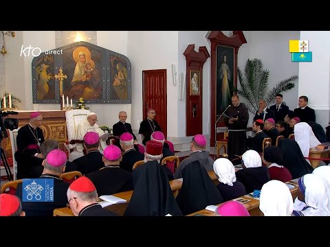 Rencontre du Pape avec les évêques, les prêtres, les religieux, les agents pastoraux du Kazakhstan