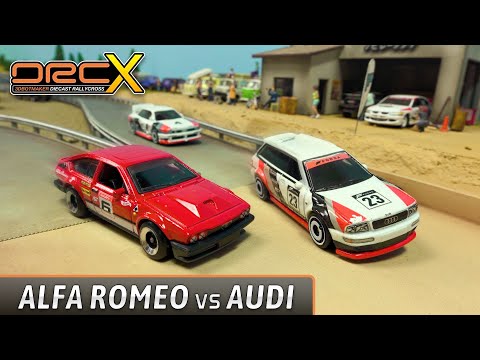 Alfa vs. Audi Rallycross - DRC-X Diecast Rally Racing