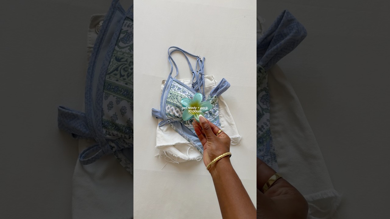 summer day in my life vlog | aesthetic beach ocean sea coastal florida obx outer banks vibes bikini