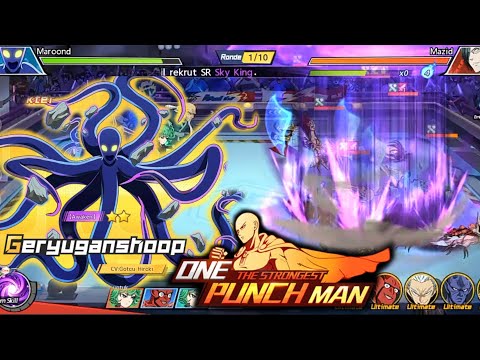 Gacha Geryuganshoop SSR+ (OPM the strongest) - Core SSR+ Pertama dan Berasa jadi Zombieman semua!!!