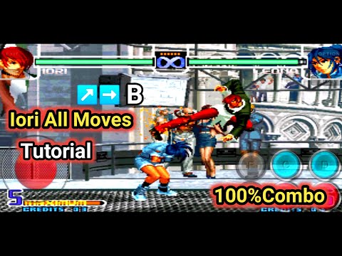 Kof 2002 Magic Plus 2 - Iori Yagami All Moves  Tutorial #mame4droid