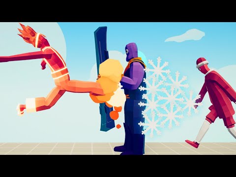 DRAGON KICK + SNOWFLAKE vs EVERY UNIT - TABS Totally Accurate Battle Simulator