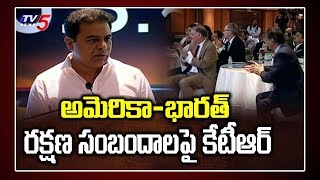 KTR Speech | US India Defence Ties Conference in #Hyderabad