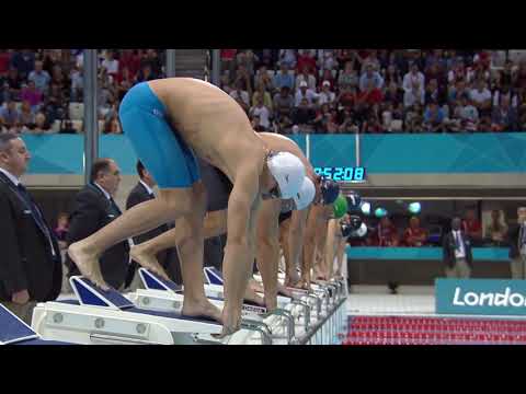 Le Clos shocks Phelps   Men 200m Butterfly   2012 Olympics