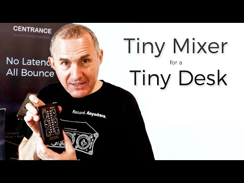 New Tiny Mixer Records Audio to SD Card!