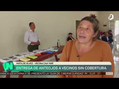 #ELNOTICIERO: vecinos de Caá Yarí recibieron atención oftalmológica