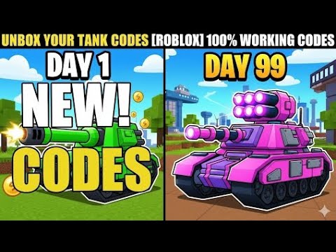 UNBOX YOUR TANK CODES [ROBLOX] 🔥100% WORKING CODES FOR ROBLOX UNBOX YOUR TANK
