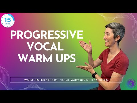 Progressive Vocal Warm Up For Singers | 15 minute vocal warm up