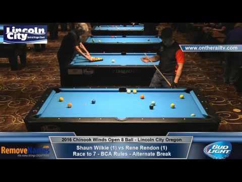 Shaun Wilkie vs Rene Rendon & Corey Deuel vs Billy Thorpe - 2016 CWO 8 Ball Championships