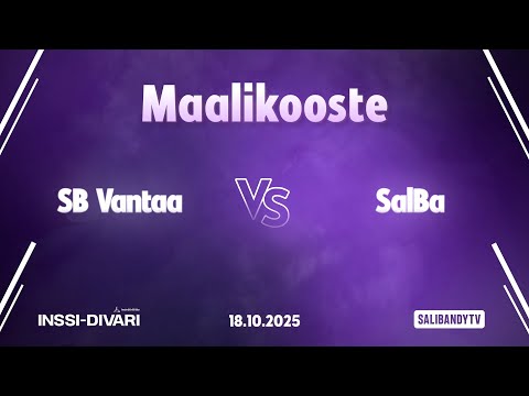 Maalikooste: SB Vantaa - SalBa (Inssi-Divari M)
