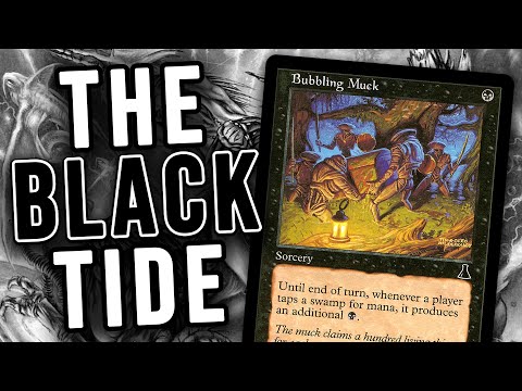 THE BLACK HIGH TIDE! Bubbling Muck + Mind's Desire — Legacy Dimir Storm Combo | Magic: The Gathering