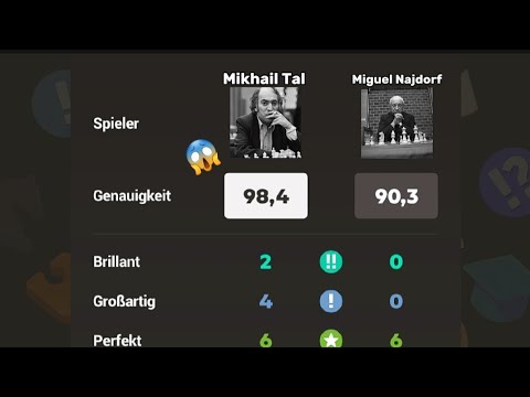 Mikhail Tal playing 2 brilliant moves vs Miguel Najdorf 