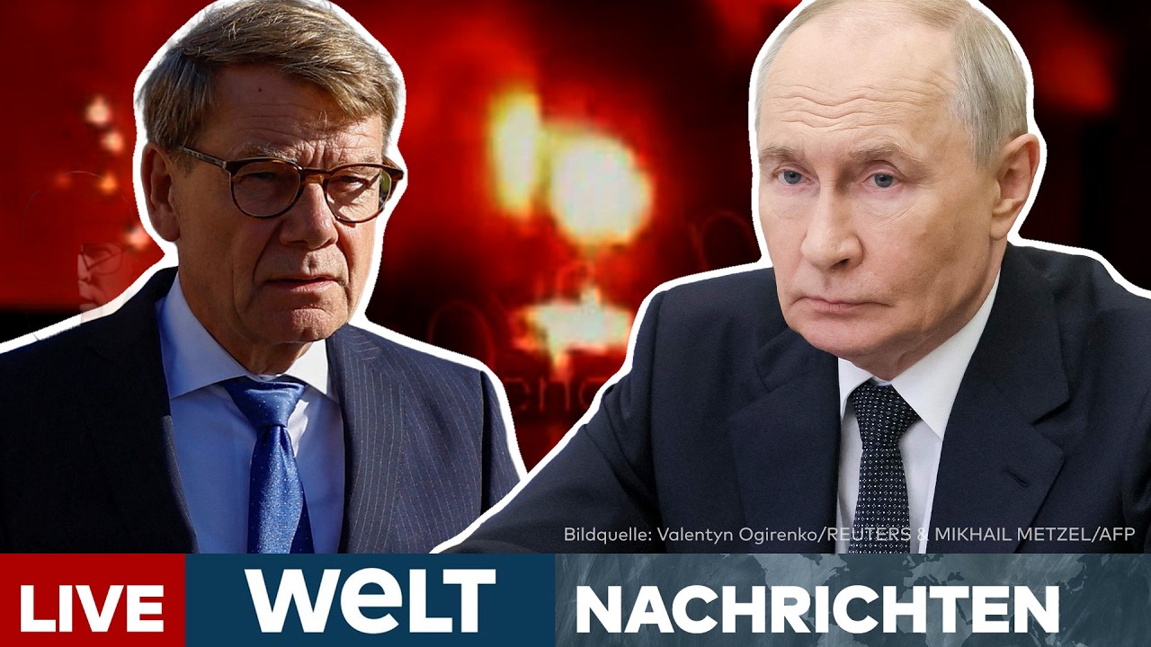 PUTINS KRIEG: "Klarer Affront"? Wadephul besucht Kiew-Vorort und plötzlich regnet es Raketen | LIVE