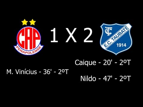 Penapolense 1 x 2 Taubaté - Paulista Série A2 2017 - 15ª Rodada