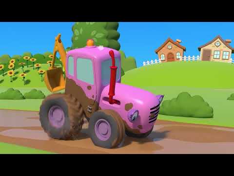 Котэ - КОЛЁСА ТРАКТОРА КРУТЯТСЯ - Wheels on the Tractor - Песенки для детей