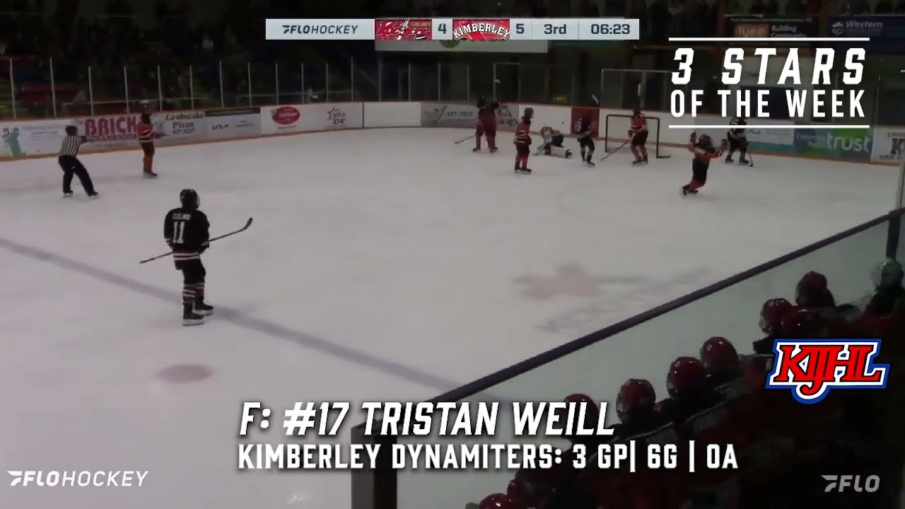 Hudl Instat KIJHL 3 Stars of the Week - Nov. 12/23