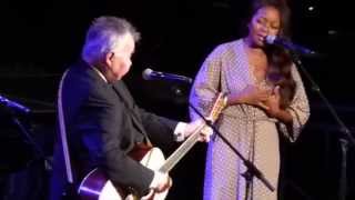 John Prine & Ruby Amanfu "Angel from Montgomery", Ryman Auditorium, Oct 2014