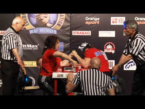 finals disabled women left 60kg XXII European Armwrestling Championships