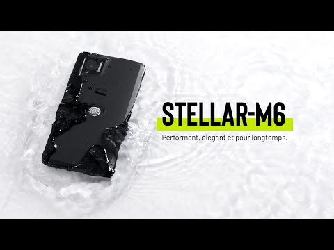 Pack smartphone STELLAR M6 + chargeur X-Dock E + verre trempé X-GLASS CROSSCALL