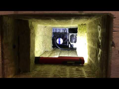 Шумоизоляционный бокс для Antminer (3 - запуск асика в боксе)