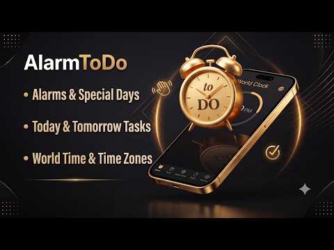 Today Todo Shake Alarm ToDo video thumbnail