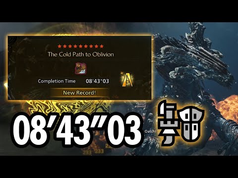 Free Challenge Quest AT Jin Dahaad 8'43"03 Solo Gunlance [No Heroics]