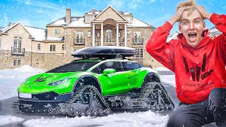 We Survived a MAJOR SNOW STORM!! *Lamborghini SnowMobile*