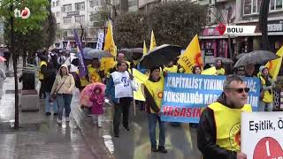 1 Mayıs Yağmur Altında Halaylarla Kutlandı