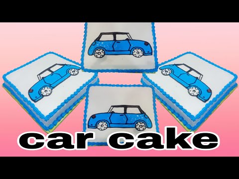 chocolate fudge  Car cake