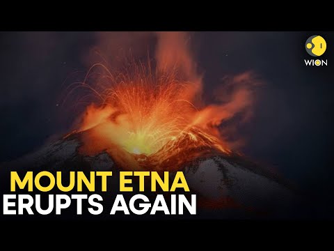 Mount Etna Eruption LIVE: Massive Ash Plume Triggers Highest Aviation Alert in Italy | WION