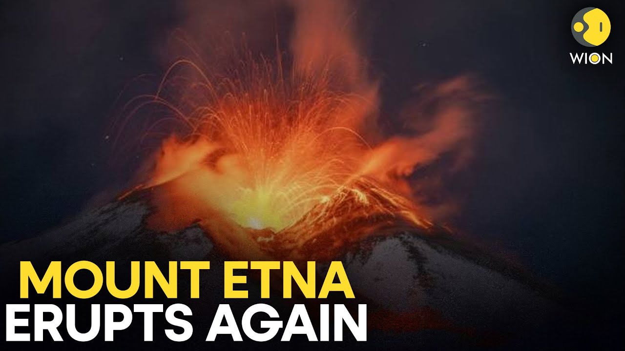 Mount Etna Eruption LIVE: Massive Ash Plume Triggers Highest Aviation Alert in Italy | WION