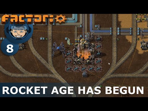ROCKET AGE HAS BEGUN - Factorio: Part 8 - EARTHLY SCIENCE DONE