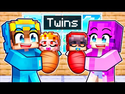 Minecraft: Nico & Zoey adopt TWINS!! 😱