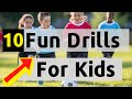 🎯How to Coach Soccer for U5 U6 U7 Age Groups / 10 Fun Drills For Kids (2021)